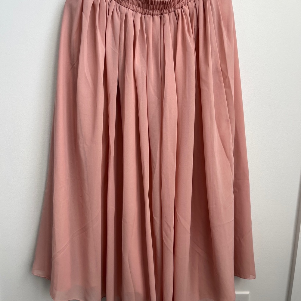 Women’s Blush Pink Layered Tulle Skirt Medium